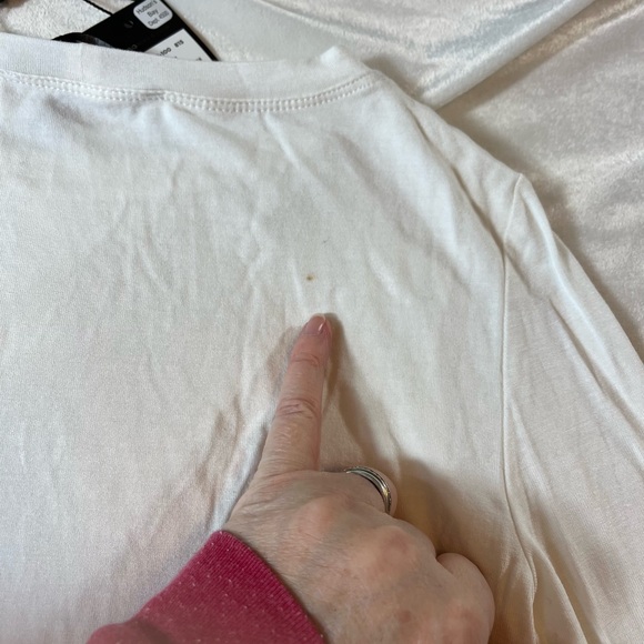 BCBG rayon XS high low top, white - Picture 6 of 7